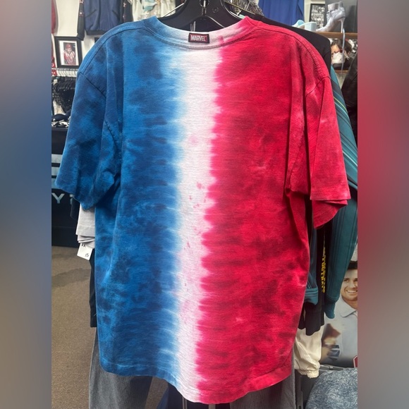 Vintage 90's Marvel Captain America Universal Studios Single Stitch T-Shirt L - Picture 6 of 8